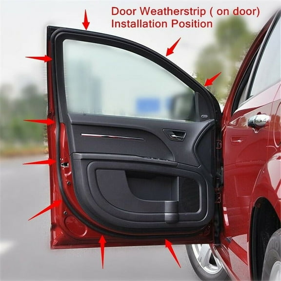 New Front Left Replacement Door Rubber Seals WeatherStrip For ACCORD Sedan 2003-2007