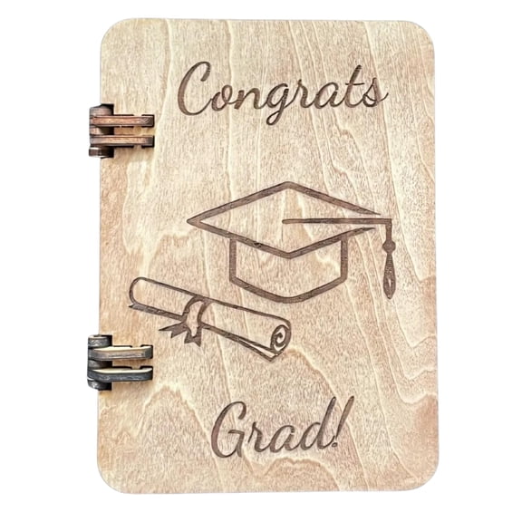 2026 Graduation Greeting Cards Gift for Graduate Wood Greeting Cards (5"x7")