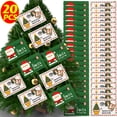 thumbnail image 2 of Sobre de Papá Noel de fieltro no tejido con letras bordadas, sobres para colgar en el árbol de Navidad, bolsas de regalo de dulces, regalos de Año Nuevo para niños, 2 of 5