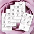 thumbnail image 3 of Facial Aftercare Cards  50 Pack  2 x 3.5 inches Business Card Size  Esthetician Business Cards Wallet Sized  Marble Design, 3 of 8