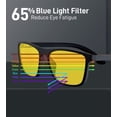 thumbnail image 4 of Gafas bloqueadoras de luz azul y verde Bloomoak Gaming 99%, 4 of 7