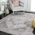thumbnail image 2 of SAFAVIEH Jasmine Marilou Geometric Area Rug, Grey/Blue, 5'3" x 5'3" Square, 2 of 8