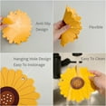 thumbnail image 3 of Wrapables Sunflower Coasters, Trivet Mats, Pot Holders for Cups, Drinks, Pots and Pans (Set of 2), Medium, 3 of 7