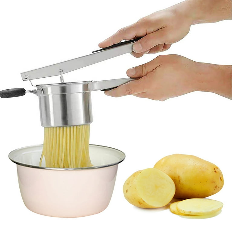 WNG Potato Stainless Steel Potato Masher and Kitchen Tool Press