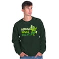 thumbnail image 4 of Reduce Reuse Recycle Woodsy Owl Sweatshirt for Men or Women Brisco Brands L, 4 of 5