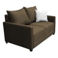 thumbnail image 3 of Love seat El Bazar Store Atlanta Lino Chocolate 2 plazas Modular Moderno, 3 of 4