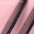 thumbnail image 4 of Resin Barber Comb With Ergonomic Handle Static Resistant Perfect For Daily Hair Maintenance Multicolor, 4 of 4