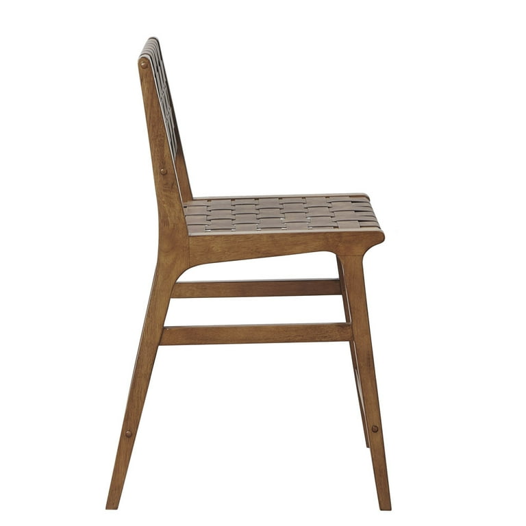 CoSoTower Faux Leather Woven Counter Stool 24