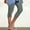 Gray, variant on Womens Capri Leggings F Lace up High Waisted Yoga Pants Tummy Control Leggings Slim Fit Cropped Capris
