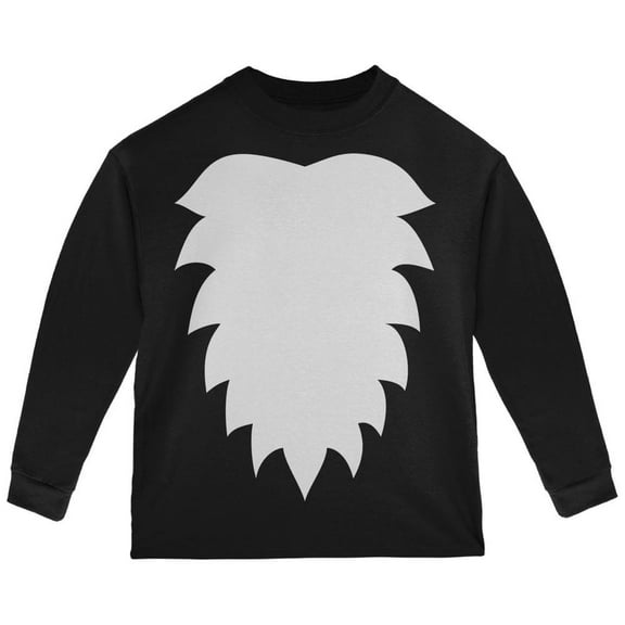 Skunk Costume Black Toddler Long Sleeve T-Shirt - 4T