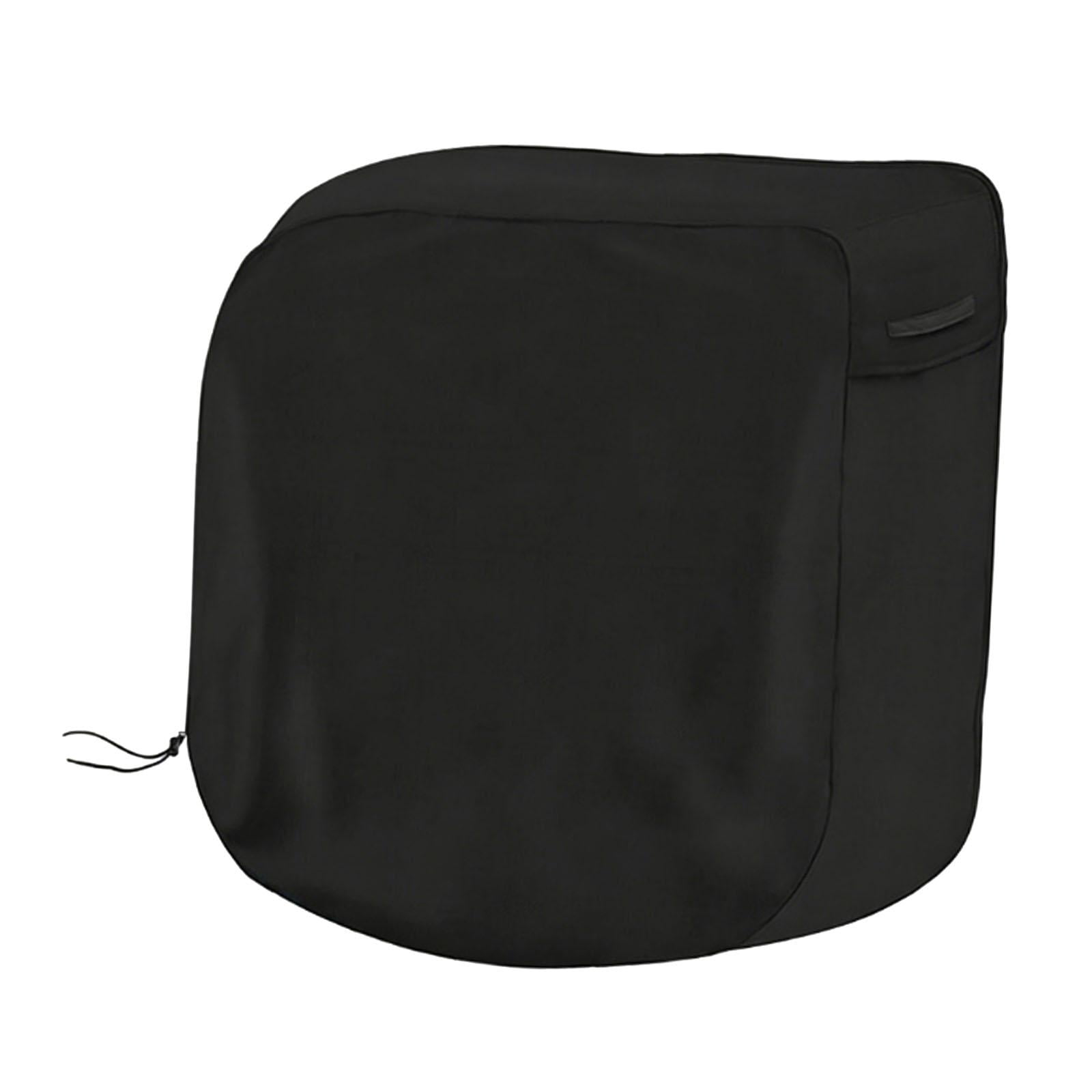 Aymzbd Garden Hose Reel Cover Protect Waterproof Protector for Lawn Yard Outdoor black