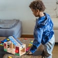 thumbnail image 4 of MasteelfCA Train Track Toy Railway Lifting Bridge Train Track Fittings Wooden Train Set Accessories, 4 of 8