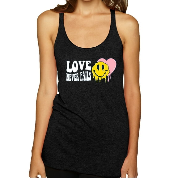 Wild Bobby Love Streetwear Women Tri-Blend Racerback Tank Top