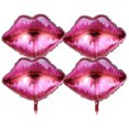 thumbnail image 1 of 4Pcs Aluminum Film Balloons Lips Design Balloons Wedding Party Decor Background Setting for Valentine, 1 of 7