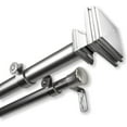 thumbnail image 3 of Wilson 1" dia. Double Curtain Rod 28-48 inches - Satin Nickel, 3 of 4