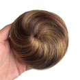 thumbnail image 2 of Human Hair Bun Extension Instant Up-Do Donut Chignon Drawstring Ponytail Hairpieces, 2 of 7