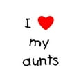 thumbnail image 2 of CafePress - I Love My Aunts Infant Bodysuit - Baby Light Bodysuit, Size Newborn - 24 Months, 2 of 4