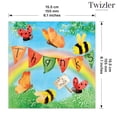 thumbnail image 3 of Twizler Thank You Card - Rainbow Garden - Thanks Card - Cute Thank You Greeting Card Adults or Children, 3 of 5
