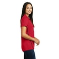 thumbnail image 3 of Sport-Tek Ladies Contrast PosiCharge Tough Polo-L (Deep Red/ Black), 3 of 6