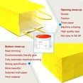 thumbnail image 5 of AZOWA Gift Bags Mini Small Kraft Paper Bags with Handles (4.7 x 2.4 x 6 in, Yellow, 12 Pcs), 5 of 8