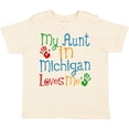 thumbnail image 3 of Inktastic My Aunt in Michigan Loves Me Boys or Girls Toddler T-Shirt, 3 of 5