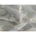 thumbnail image 3 of Ambesonne Floral Design Quilted Bedspread Set 3 Pcs, Muted Colors Petals, Twin, Grey Pale Grey Cream, 3 of 4