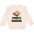 thumbnail image 2 of Inktastic Funny Passover Powered by Matzah Toddler Sweatshirt, 2 of 4