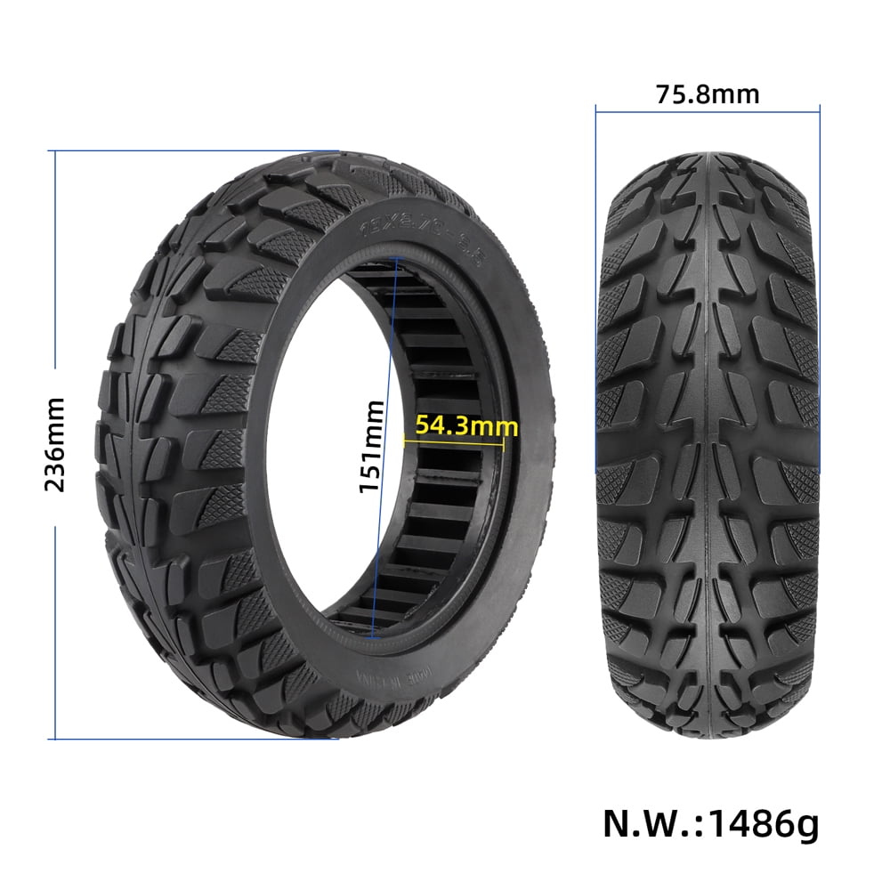 10 Inch 10x2.50 Honeycomb Solid Tire Electric Scooter Balance Drive Bicycle  Tire 10X2.25 10x2.5 Universal Non-Pneumatic Tire