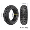 thumbnail image 3 of 10x2.7-6.5 Solid Tire 10 Inch Electric Scooter Explosion-Proof Tubeless Tire Front/Rear Off-Road Tire Inner Hollow, 3 of 8