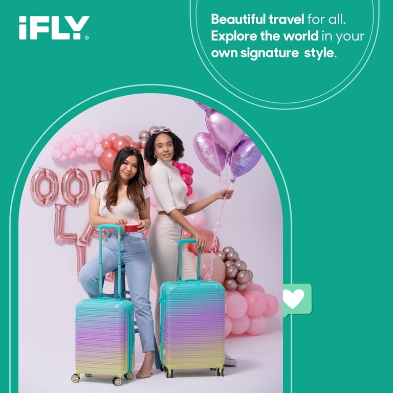 iFLY Hardside Fibertech Carry-on Luggage, 20