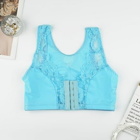 

Women‘s Fashion Charming Comfortable Breathable No Steel Ring Sexy Lace Front Buckle Woman Underwear Bra