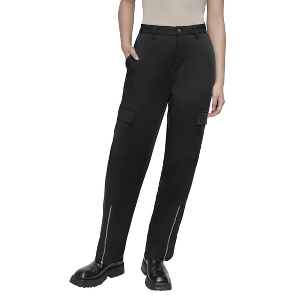 DKNY womens Zip Leg Pant, 6