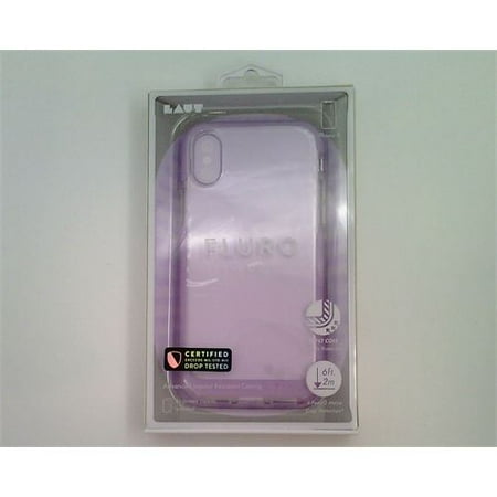 Fluro Rubber - AUT Apple iPhone X Case Fluro - Lavender