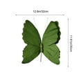 thumbnail image 3 of Butterfly Flower Wreath Garland, Artificial Floral Door Wreath, Spring Summer Wedding Party Outdoor Decoration ( Green ), 3 of 6