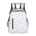 thumbnail image 1 of Fotbe Cute Shark Mochila Ligera para Hombres y Mujeres - Duradera y Resistente al Agua, Ideal para Escuela, Trabajo, Viajes y Uso Diario, 1 of 7