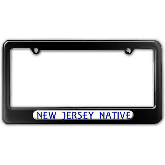 New Jersey Native - State Pride License Plate Frame