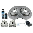 thumbnail image 2 of TRQ Rear Brake Calipers Ceramic Pads & Rotors Kit Fits 2003-2014 Volvo XC90 BKA19186, 2 of 6