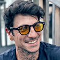 thumbnail image 2 of Gafas de Sol GTand Vintage Retro Redondas con Lentes Tinte UV400 46mm Unisex, 2 of 6