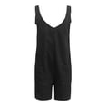 thumbnail image 2 of YDLCAFD Women's Adjustable Strap Washed Denim Jumpsuit With Pockets XL, 2 of 3