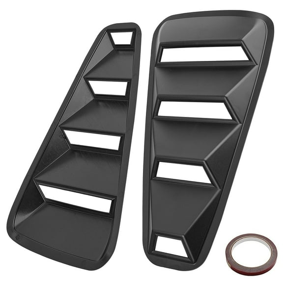 1/4 Quarter Side Window Louvers Scoop Vent Cover For Ford Mustang 2005-2014 2Pcs