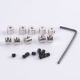 thumbnail image 4 of 1 Set of Locking Pin Back Locking Pin Copper Locking Pin Brooch Pin Locking Back Pin Back with Wrench, 4 of 9