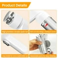 thumbnail image 5 of Hyindoor Electric Pasta Maker, 5-in-1 Handheld Cordless Pasta Machine Automatic Kitchen Noodle Maker（White）, 5 of 9