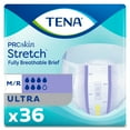 thumbnail image 2 of (4 pack) TENA Stretch Ultra Disposable Unisex Adult Incontinence Briefs, Medium, 36 Count, 1 Pack, 2 of 5