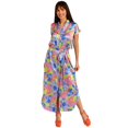 thumbnail image 1 of Maxi vestido de satín Roman Fashion Juvenil 3167 Azul G, 1 of 6