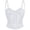 🔥 White, variant on Sentmoon Shapewear for Women Tummy Control Bodysuit Shapewear Women Tight Fitting Fishbone Corset Eyelash Lace Shoulder Strap Corset Straps Tank Delightful for Working Out & Gym White L
