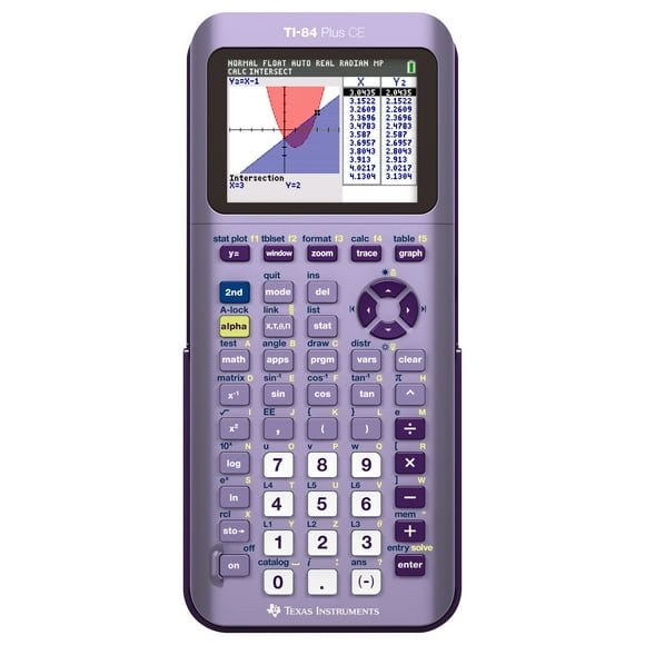 TI-84 Plus CE Python Graphing Plus Amélioré Logiciel, Iris/violet