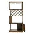 thumbnail image 4 of ENITIAL STAR Arlo 11-Bottle Wood Wine Cabinet, 4 of 5
