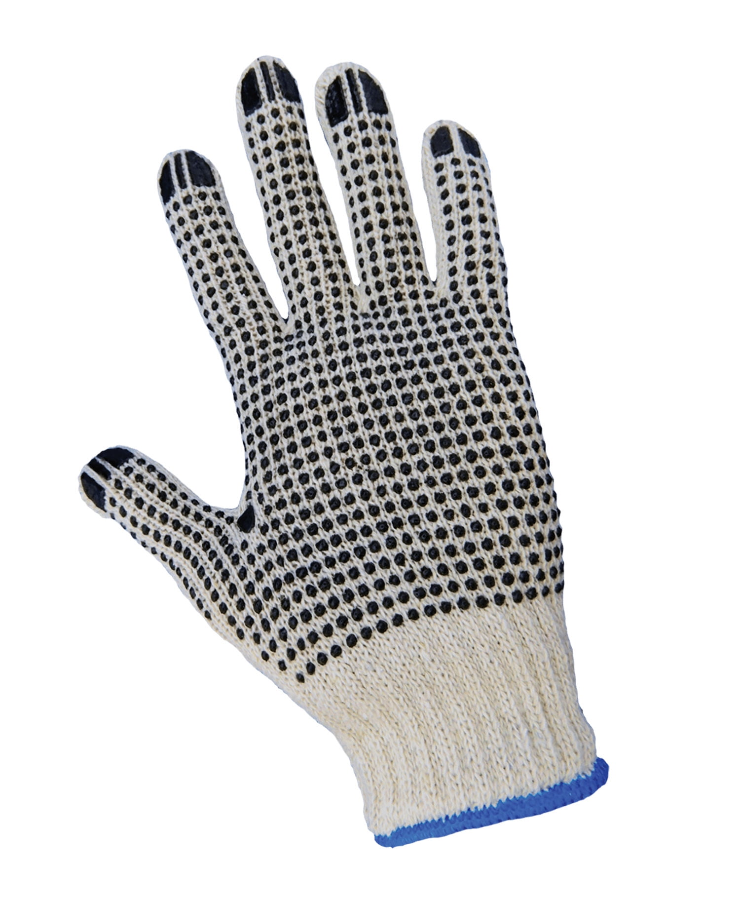 CT8200-L/XL-72PK, Reversible PVC Dotted String Knit Gloves, 72 Pair Value Pack
