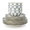 thumbnail image 5 of Thyme & Table Celine Blue 12-Piece Ceramic Dinnerware Set, 5 of 7