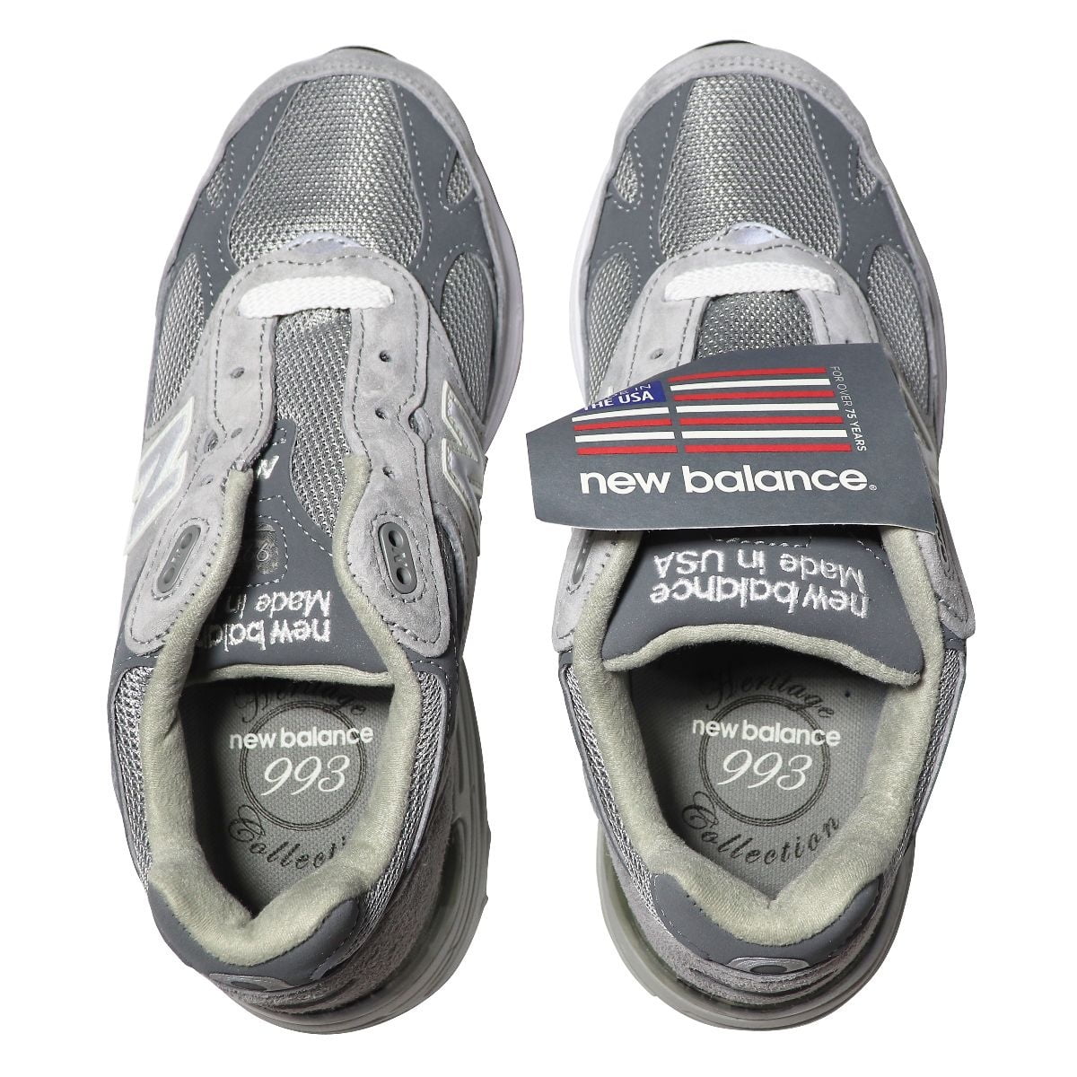 New Balance Womens Made in Us 993 V1 Sneaker Grey Size 7 WIDE Walmart